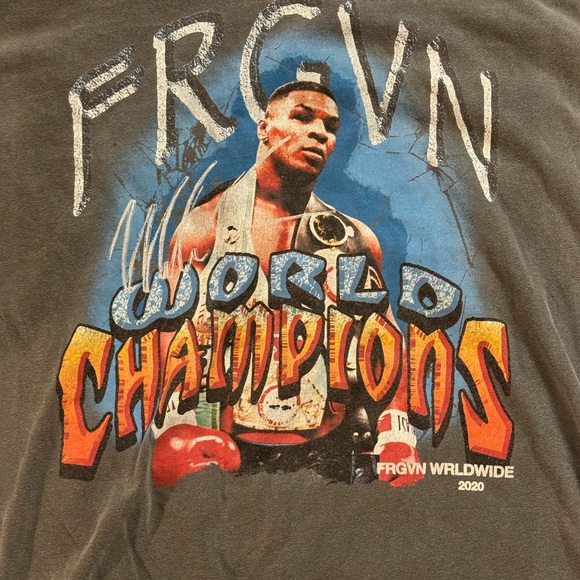 VINTAGE STYLE MIKE TYSON TOUR GRAPHIC T-SHIRT sz XL - Picture 4 of 4